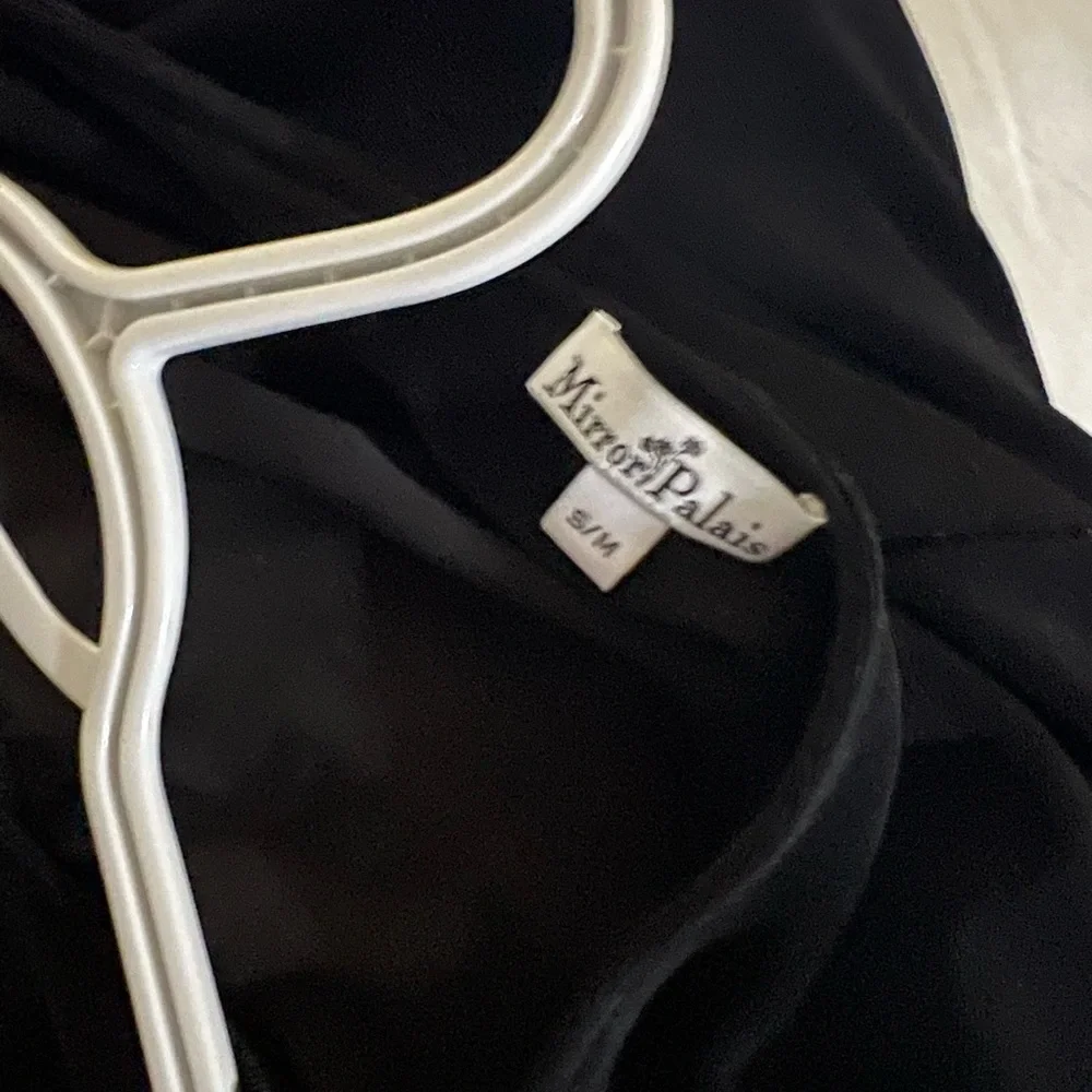 Mirror Palais Mini Wrap Dress Black - Picture 5 of 8